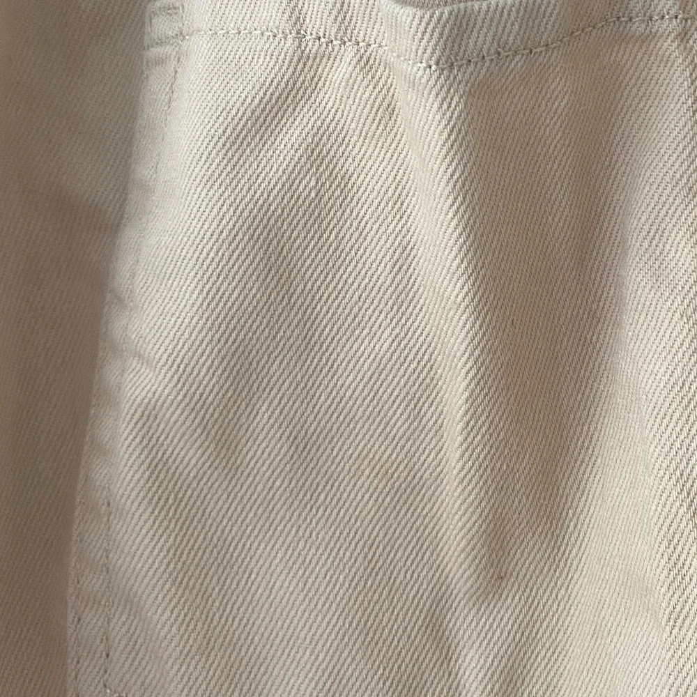 100%Cotton Paperbag Waist Pants, Highrise, Size 36 - Picture 8 of 13